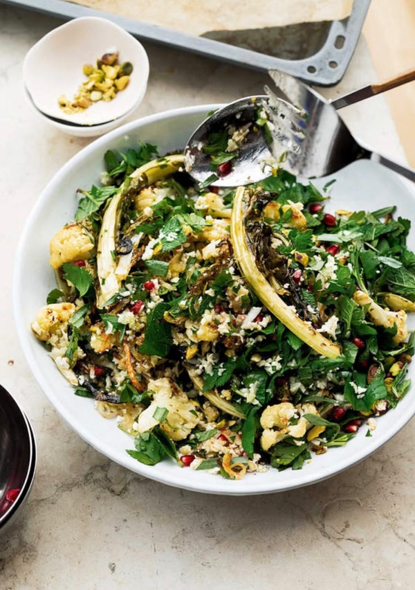 Roasted Cauliflower & Pistachio Salad