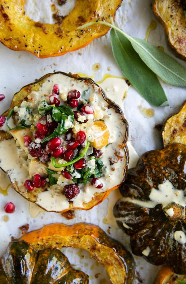 Quinoa Stuffed Acorn Squash