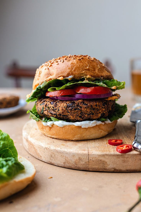 Black Bean Vegan Burgers