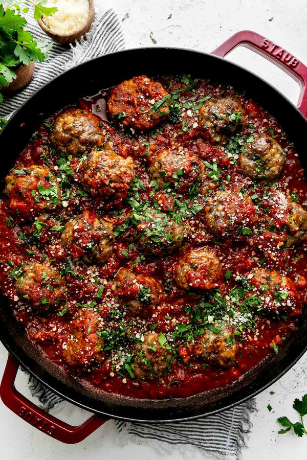 Italian Meatballs and Pomodoro