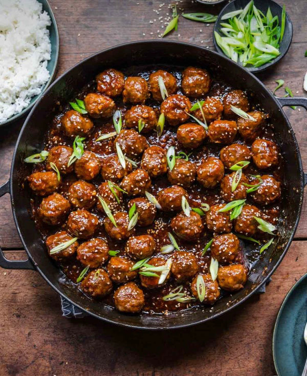 Honey Garlic Chicken Meatballs