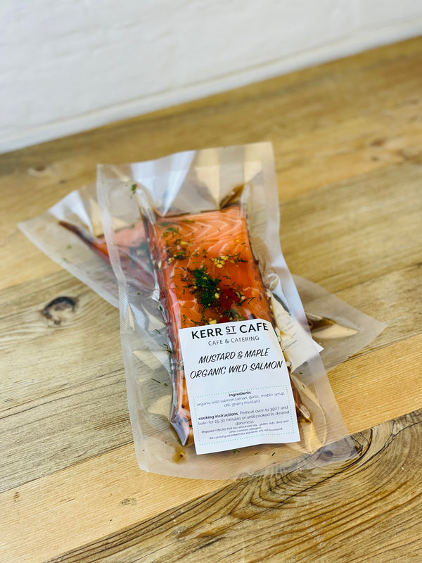 Maple & Mustard Organic Wild Salmon